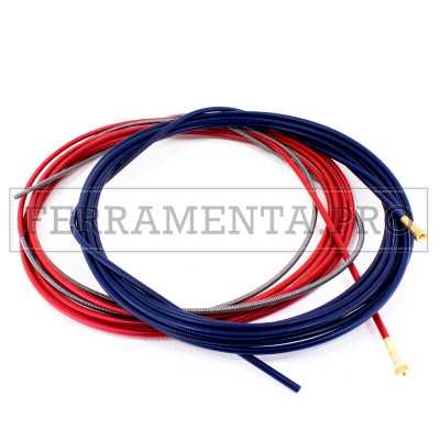 GUAINA ISOLATA per TORCIA SALDATURA A FILO da 0,6 a 1,2mm SALDATRICE MIG PROFESSIONALE