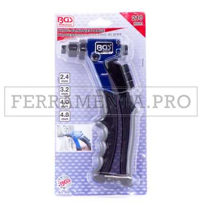 RIVETTATRICE MANUALE COMPATTA 4 TESTE PROFESSIONALE PINZA per RIVETTI