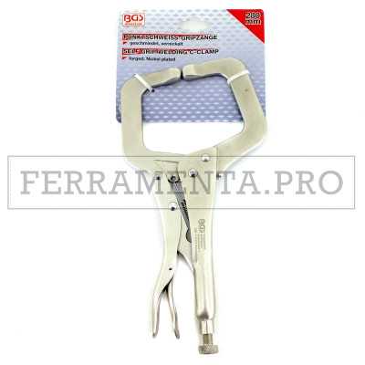 PINZA PINZE AUTOBLOCCANTI A MORSETTO IN ACCIAIO SPECIALE FORGIATO per SALDATURA