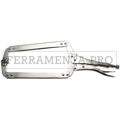 MORSETTO a SCATTO PINZA GANASCIA A C AUTOBLOCCANTE con VITE per SALDATURA