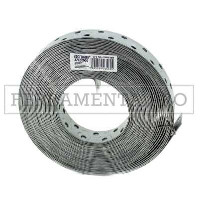 BANDA PREFORATA per FISSAGGIO MONTAGGIO TUBI CONDIZIONATORE a PARETE