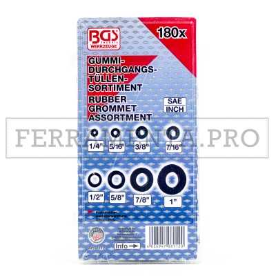 KIT ASSORTIMENTO GUARNIZIONI da 180 PEZZI in GOMMA SAE PROFESSIONALI per SANITARI TUBI