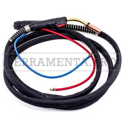TORCIA SALDATURA a FILO PROFESSIONALE MIG BZ 501 con RAFFREDDAMENTO a ACQUA 4 mt
