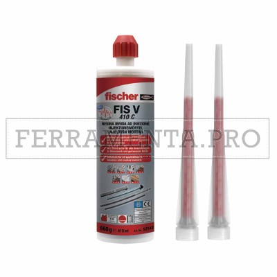 ANCORANTE CHIMICO FIS V 410 C CERTIFICATO SISMICO C1 e C2 da 410ml FISV410C