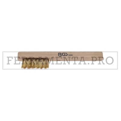 SPAZZOLA SETOLE IN FILO DI OTTONE 140 mm PER PULIZIA CANDELE INIETTORI AUTO MOTO