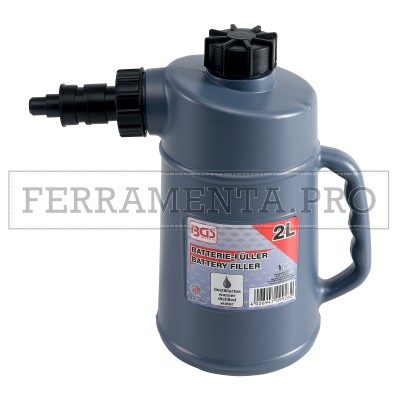 MESCITORE RABBOCCATORE TANICA da 2 LITRI per RABBOCCO BATTERIE ACQUA DISTILLATA 