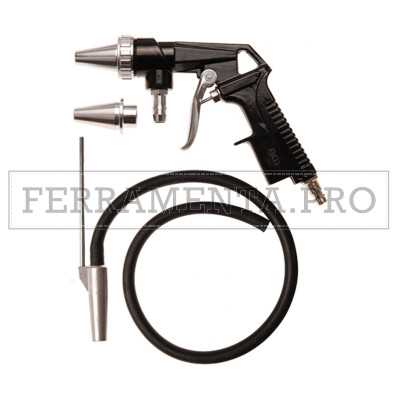 PISTOLA per SABBIATRICE PNEUMATICA SABBIATURA SABBIARE con UGELLO di RICAMBIO