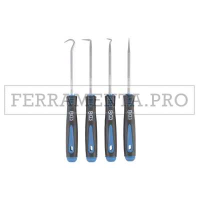 KIT ASSORTIMENTO 4 GANCI UNCINI per RIMOZIONE O-RING GUARNIZIONI POSA CAVI