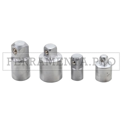 SET 4 RIDUZIONI RIDUTTORI ADATTATORI ATTACCO QUADRO per CRICCHETTO BUSSOLA