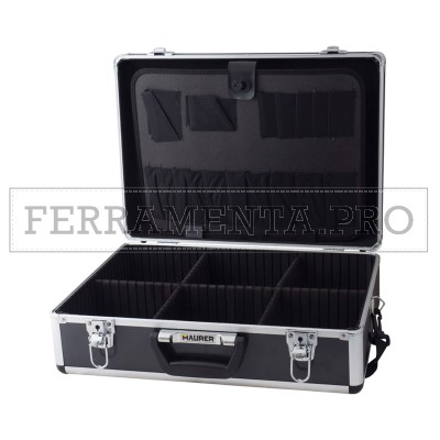 VALIGIA VALIGETTA PORTAUTENSILI in ABS NERO 46x33x15 cm per LAVORO UTENSILI