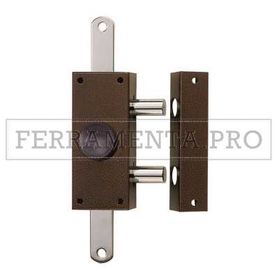 SERRATURA ISEO TRIPLICE A POMPA 910335 BRONZO ASTE PORTONCINO BLINDATO SICUREZZA