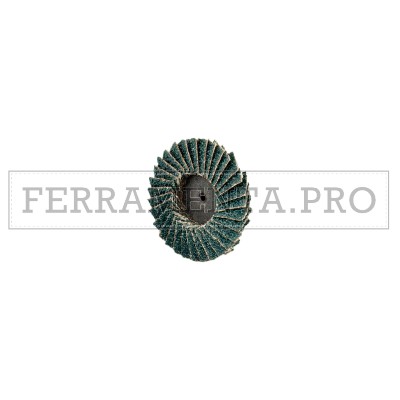 MINI DISCO LAMELLARE ABRASIVO ZIRCONIO su PLASTICA con ATTACCO RAPIDO TIPO ROLOC