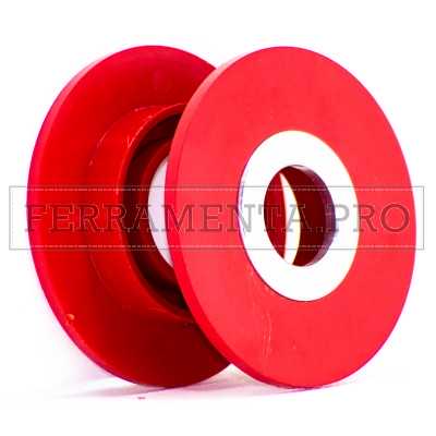 ADATTATORE COPPIA di FLANGE RIDUZIONE FORO per RUOTE LAMELLARI da 54mm a 16 20 25 30mm