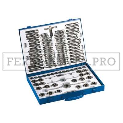 VALIGETTA CASSETTA KIT SERIE MASCHI e FILIERE da M2 a M18 con ACCESSORI