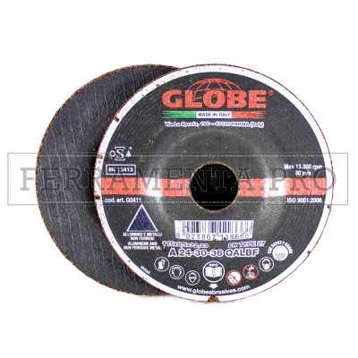 DISCO MOLA SBAVO CENTRO DEPRESSO GLOBE per ALLUMINIO SBAVATURA A 24-30-36 Qal