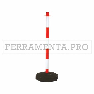 COLONNINA ASTA COLONNA PER DELIMITAZIONI BASE RIEMPIBILE ACQUA SABBIA