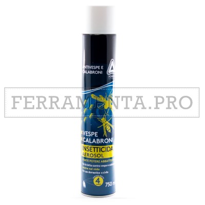 ANTIVESPE SPRAY AEROSOL per ABBATTERE VESPE CALABRONI ALTA POTENZA GETTO 4 METRI