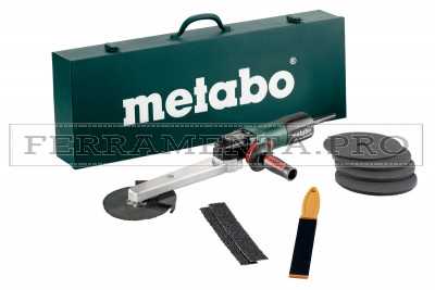 Metabo KNSE 9-150 Set Levigatrice per saldature ad angolo in Valigetta metallica