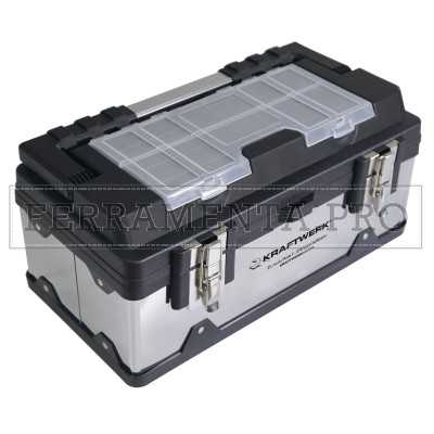 CASSETTA CASSETTIERA VALIGETTA PORTA ATTREZZI KRAFTWERK 40x23x20 cm per LAVORO