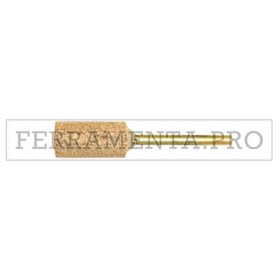 MOLETTA ABRASIVA CILINDRICA FIBRA di COTONE per FINITURA METALLI INOX ALLUMINIO