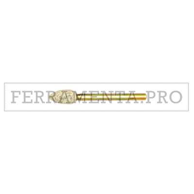 MOLETTA ABRASIVA OVALE in FIBRA di COTONE per FINITURA METALLI INOX ALLUMINIO