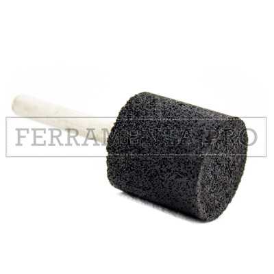 MOLA RUOTA RESINOIDE AL CORINDONE P36 MARRONE con GAMBO CILINDRICA per SGROSSARE TRAPANO DREMEL