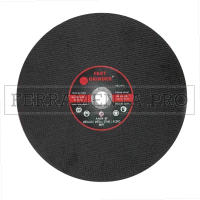DISCHI TAGLIO TRONCATORI RINFORZATI PIANI per ACCIAIO TRONCATRICE 300 350 355 mm