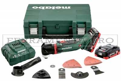 Metabo MT 18 LTX Multitool a batteria in Valigetta in plastica