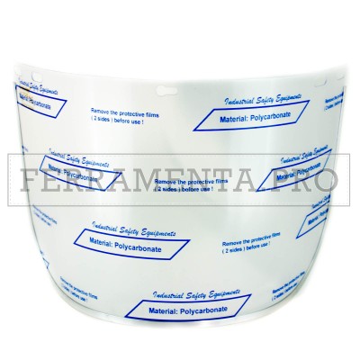 VISIERA TRASPARENTE NEWTEC FC 45 IN POLICARBONATO per SEMICALOTTA B1 GIARDINAGGIO POTA