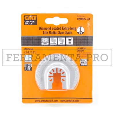 LAMA FRESA DIAMANTATA per CERAMICA VETRO 65mm per CMT 11 MULTIFUNZIONE OSCILLANTE UNIVERSALE