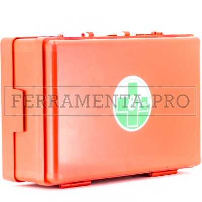 CASSETTA MEDICA PRIMO PRONTO SOCCORSO MAXI OLTRE 2 DIPENDENTI CAT AB DM 388 DLGS 81 VALIGIA SUPPORTO MURO