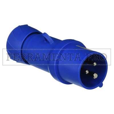 SPINA MOBILE INDUSTRIALE BLU 2P+T 16A 220V SCHNEIDER ELECTRIC a CABLAGGIO RAPIDO