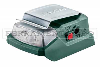 Metabo PowerMaxx PA 12 LED-USB Adattatori batteria Power