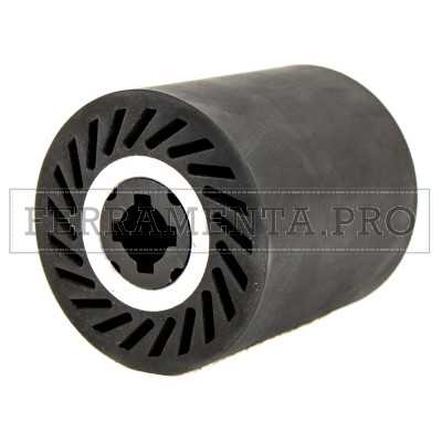 RULLO RUOTA DI SUPPORTO AD ESPANSIONE CENTRIFUGA per NASTRI IN TELA SATINATRICE MANUALE SMERIGLIATURA