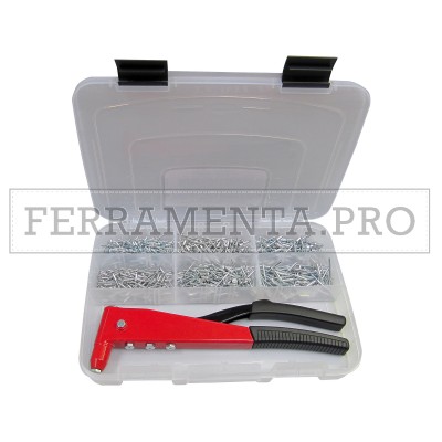 KIT VALIGETTA RIVETTATRICE RIVIT RIV6C RIVETTI da 2,4 mm a 4,8 mm ALU/ACC e INOX