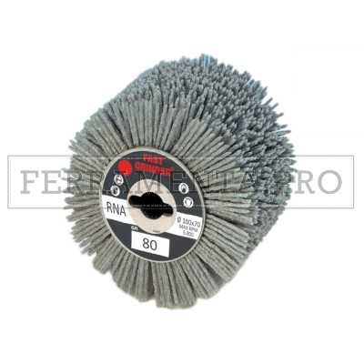 RULLO RUOTA ABRASIVA in FILO di NYLON FORO 13 MAKITA per SATINATURA METALLI RUSTICATURA LEGNO SATINATRICE