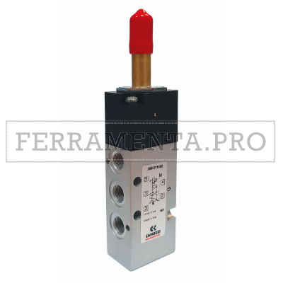 Camozzi 358-015-02 - Elettrovalvola 5/2 vie da G1/8, monostabile - Mod. 358...