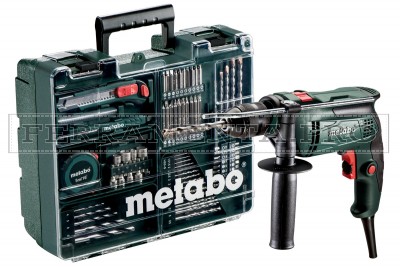 Metabo SBE 650 Set Trapano a percussione in Valigetta in plastica