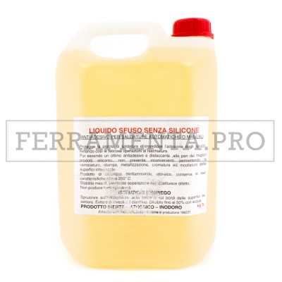 LIQUIDO ANTIADESIVO SFUSO SENZA SILICONE per SALDATURE AUTOMATICHE O MANUALI 5Kg