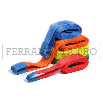 BRACHE CINGHIA TIRANTE SOLLEVAMENTO PESI CARICHI per GRU MULETTO ELEVATORE