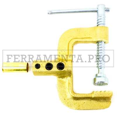 PINZA MORSETTO MASSA G 500 PLUS A VITE per FILO SALDATRICE ELETTRICA
