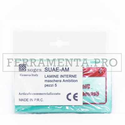 SOGES 5 LAMINE INTERNE per AMBITION RICAMBIO MASCHERA SALDATURA AUTOMATICA