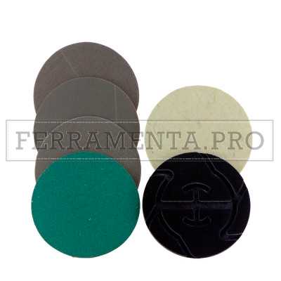 KIT SISTEMA VELCRATO per LUCIDATURA A SPECCHIO PROFESSIONALE 115mm