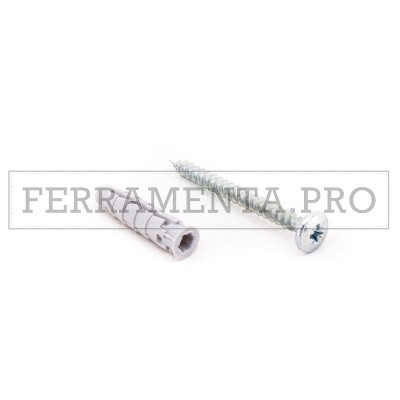 TASSELLO ANCORANTE UNIVERSALE in NYLON PLASTICA con VITE T6/VX PROFESSIONALE