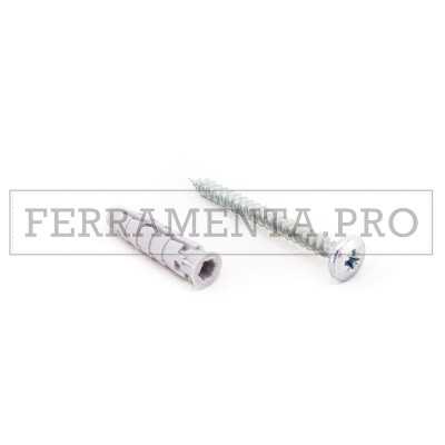 TASSELLO ANCORANTE UNIVERSALE in NYLON PLASTICA con VITE T6/VX PROFESSIONALE