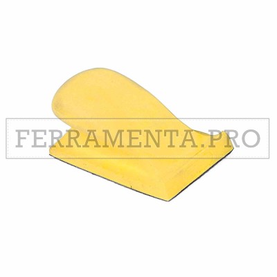 TAMPONE MANUALE ERGONOMICO per FOGLI ABRASIVI VELCRATI LEVIGATURA a MANO LEGNO