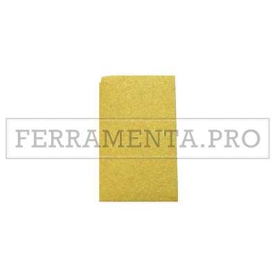 FOGLIO ABRASIVO VELCRATO 70 x 125 mm per LEVIGATURA CARTEGGIATURA LEGNO VERNICE
