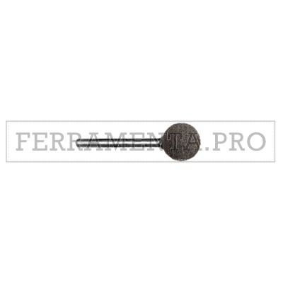 MOLETTA SFERICA UNITIZED con GAMBO da 3mm per MICRO SBAVATURA LUCIDATURA METALLI