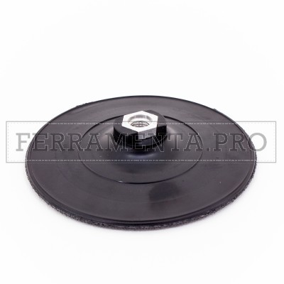 PLATORELLO M14 VELCRATO per SMERIGLIATRICE SATINATRICE LUCIDATRICE