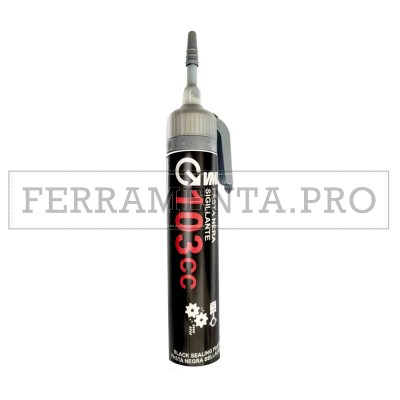GUARNIZIONE SIGILLANTE SILICONICA PASTA NERA VMD 103 CC 200ml per MOTORI CAMINO